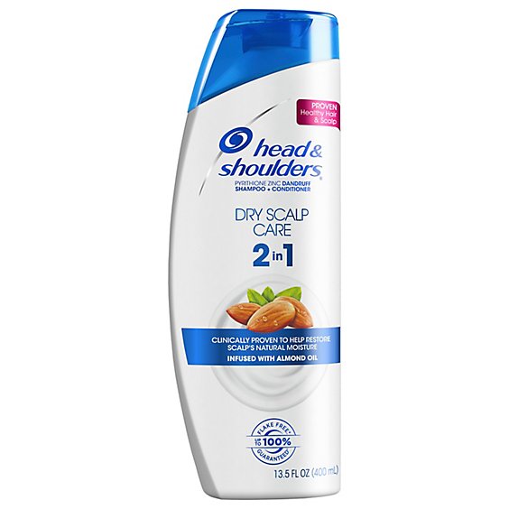 Head & Shoulders Dry Scalp Care Anti Dandruff 2 in 1 Shampoo + Conditioner - 13.5 Fl. Oz.