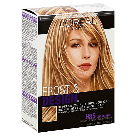 LOreal Frost & Design Haircolor Permanent Champagne H85 - Each