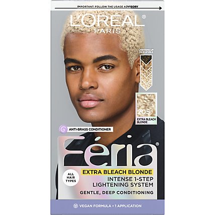 LOreal Feria Hair Color Extra Bleach Blonde 205 - Each - Pavilions