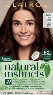 CLAIROL Natural Instincts Hair Color Non-Permanent Dark Warm Brown 28B - Each