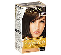 LOreal Paris Superior Preference 5 Medium Brown Fade Defying Shine Permanent Hair Color - Each