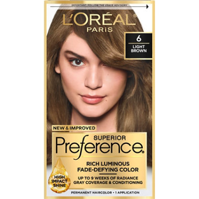 Superior Preference Fade-Defying Color + Shine System Light Brown 6 - Each - Image 1