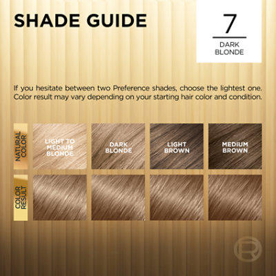 L'Oreal Paris Superior Preference Luminous Fade-Defying Hair Color 7 Dark Blonde Kit - Each - Image 5