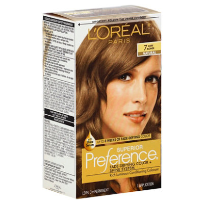 LOreal Hair Color Preference Dark Blonde 7 - Each