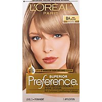 LOreal Superior Preference Hair Color Ash Blonde 8A - Each - Image 2