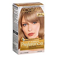 LOreal Superior Preference Hair Color Ash Blonde 8A - Each - Image 1