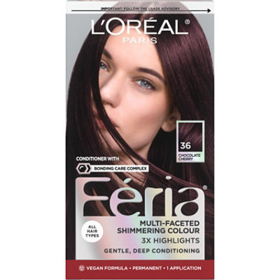 LOreal Hair Color Feria Chocolate Cherry 36 Each Vons   152150855 C1N1