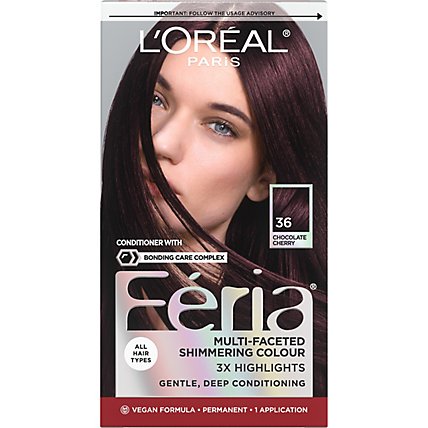 LOreal Hair Color Feria Chocolate Cherry 36 - Each - Image 2