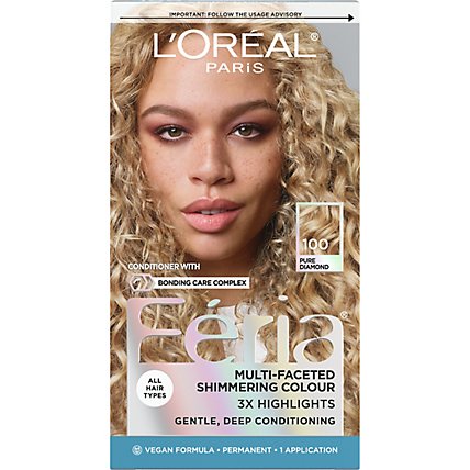 Feria Multi-Faceted Shimmering Colour 3x Highlights Very Light Natural Brown 100 - Each - Image 2