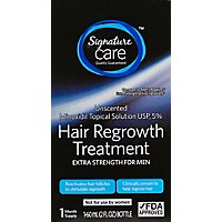 Signature Care Hair Regrowth Treatment Extra Strength for Men Unscented - 2 Fl. Oz. - Image 2
