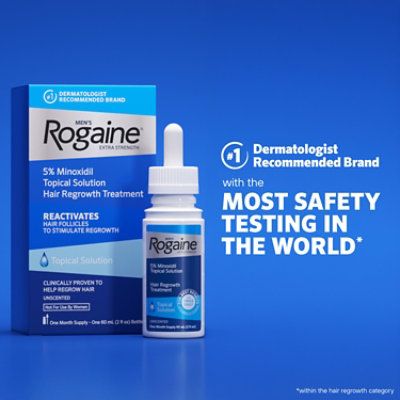 Rogaine Mens Extra Strength Unscented Hair Growth Treatment - 3-2 Oz - Image 3