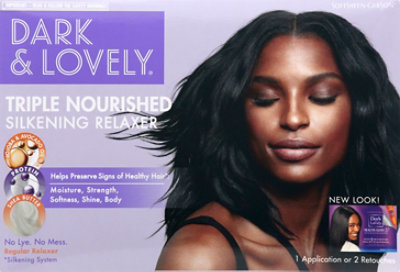 Dark and Lovely Healthy Gloss 5 Relaxer Shea Moisture No-Lye Regular - Each - Image 2