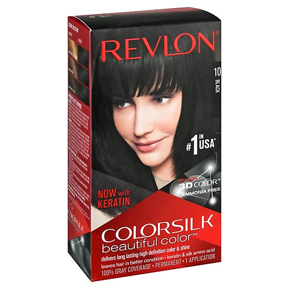 Revlon Colorsilk Beautiful Color 3d Color Technology Black - Each