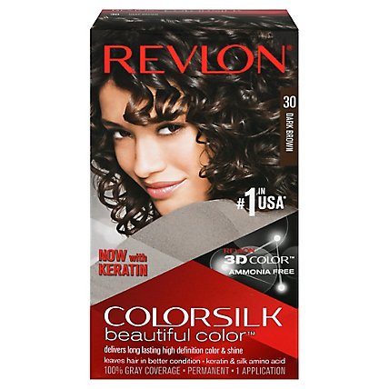 Revlon Colorsilk Beautiful Color Hair Color Dark Brown 30 - Each - Image 3