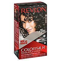 Revlon Colorsilk Beautiful Color Hair Color Dark Brown 30 - Each - Image 1