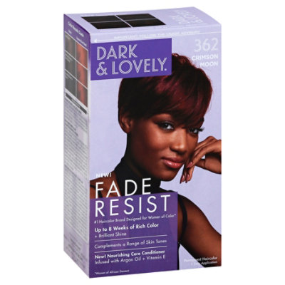 Dark and Lovely Hair Color 371 Clear Jet Black - Each