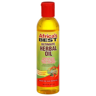 Africas Best Hair Care Ultimate Herbal Oil - 8 Fl. Oz.