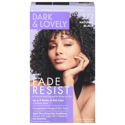 Softsheen-Carson Dark And Lovely Natural Black Fade Resist Rich Conditioning Hair Color - Each - Image 2