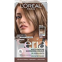 LOreal Feria Hair Color Hi Lift Cool Brown B61 - Each - Image 2