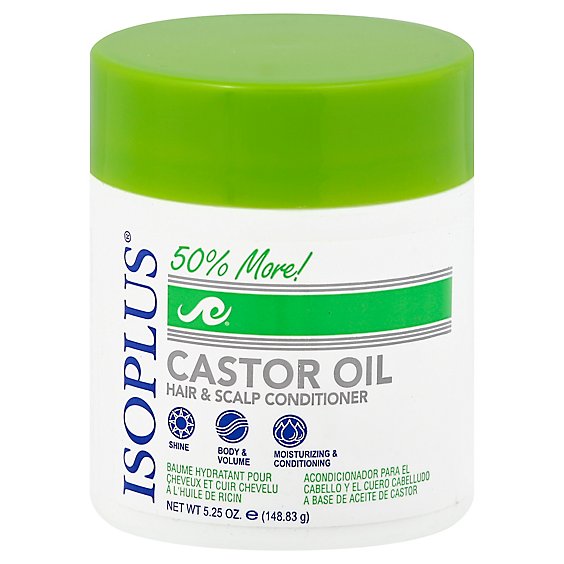 Isoplus Castor Oil Hair & Scalp Conditioner - 5.25 Oz
