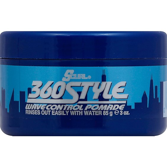 SCurl Hair Care 360 Style Pomade - 3 Oz
