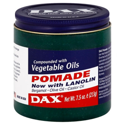Dax Hair Care Pomade Vegetable Oil - 7.5 Fl. Oz. - Vons