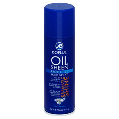 Isoplus Oil Sheen Hair Spray - 7 Oz - Image 1