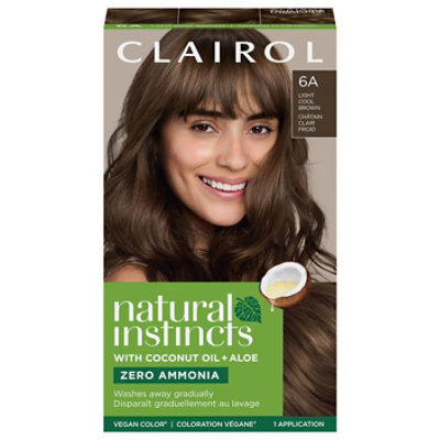 CLAIROL Natural Instincts Hair Color Non-Permanent Light Cool Brown 14 - Each - Image 1