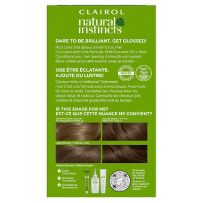 Clairol Natural Instincts Hair Color Light Brown 6 - Each - Image 4