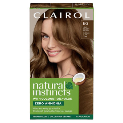 CLAIROL Natural Instincts Hair Color Non-Permanent Light Golden Brown 12 - Each - Image 2