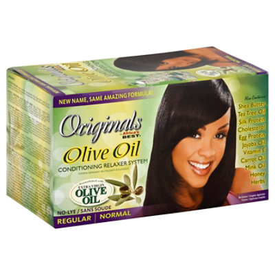 Africas Best Hair Care Organics Regular No Lye Relaxer Kit - Each - Image 1