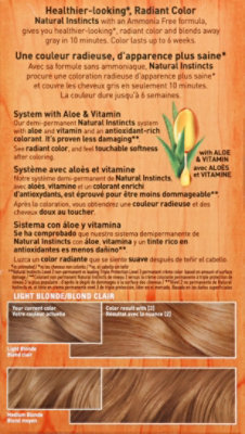 Clairol Natural Instincts Hair Color Non-Permanent Sahara Light Blonde 2 - Each - Image 4