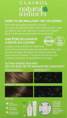 Clairol Natural Instincts Hair Color Non-Permanent Black 36 - Each - Image 4