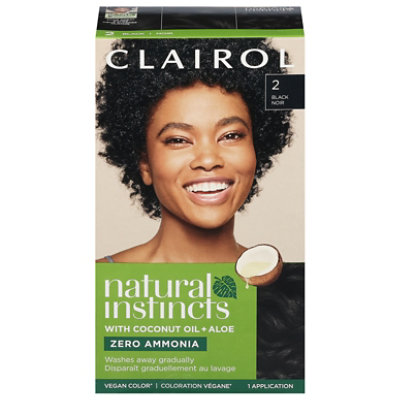 Clairol Natural Instincts Hair Color Non-Permanent Black 36 - Each - Image 1
