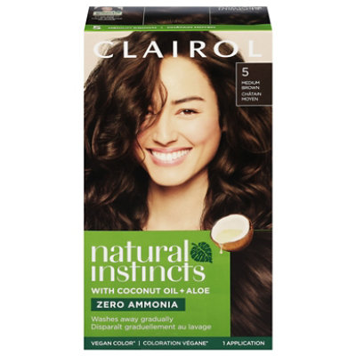 CLAIROL Natural Instincts Hair Color Non-Permanent Medium Brown 20 - Each - Image 1