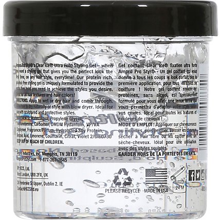 Ampro Pro Styl Clear Ice Protein Styling Gel Ultra Hold - 6 Oz - Image 5