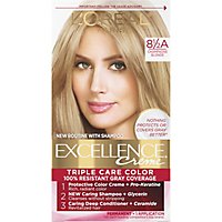 Excellence Creme Hair Color Triple Protection Color Champagne Blonde 8 1/2a - Each - Image 2