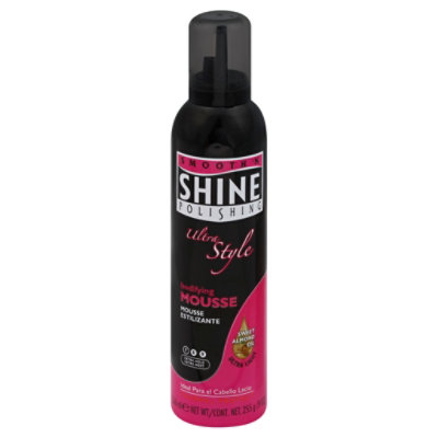 Smooth N Shine Polishing Ultra Style Mousse Bodifying Extra Hold 7 - 9 Oz - Image 1