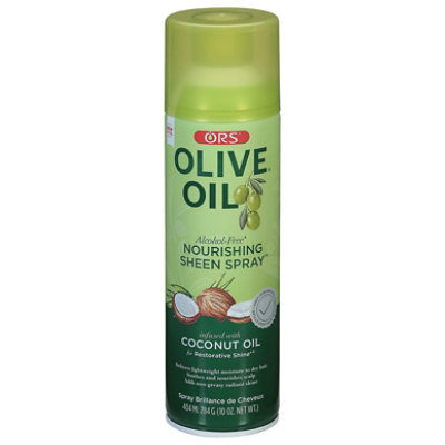 ORS Olive Oil Nourishing Sheen Spray – Glanzspray Mit Olivenöl & Vitamin E, 4er Pack