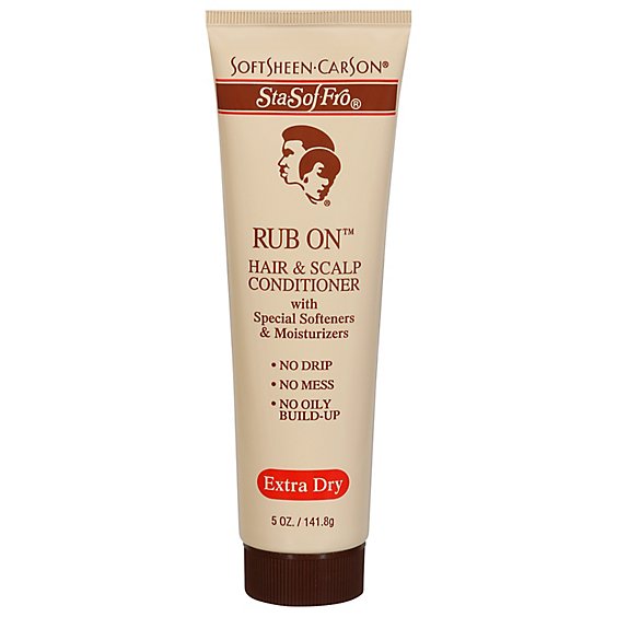 Soft Sheen Carson Sta-Sof-Fro Rub On Hair & Scalp Conditioner - 5 Oz