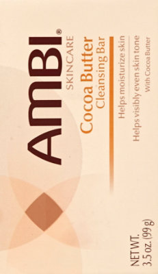 Ambi Skincare Cleansing Bar Cocoa Butter - 3.5 Oz - Image 3