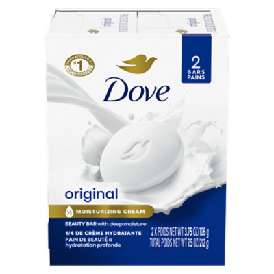 Dove Original Gentle Skin Cleanser Beauty Bar - 2-3.75 Oz - Image 3