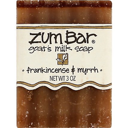 Zum Bar Soap Goats Milk Frankincense & Myrrh - 3 Oz - Image 2
