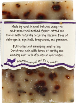 Zum Bar Soap Goats Milk Patchouli-Orange - 3 Oz - Image 3