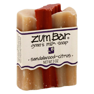 Zum Bar Sandlewood Citrus Scented Bar Soap - 3 Oz