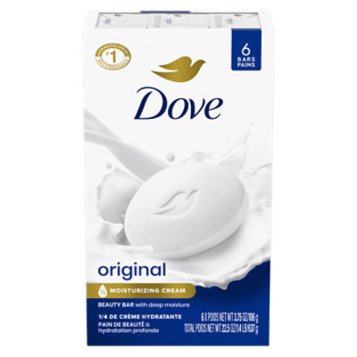 Dove Original Gentle Skin Cleanser Beauty Bar - 6-3.75 Oz - Image 3