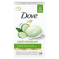 Dove Skin Care Cucumber And Green Tea Beauty Bar - 6-3.75 Oz - Image 3
