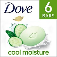 Dove Skin Care Cucumber And Green Tea Beauty Bar - 6-3.75 Oz - Image 1