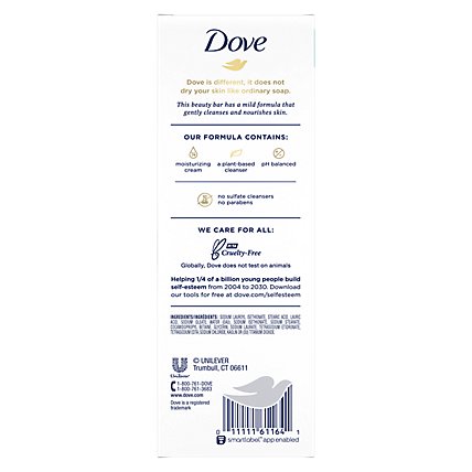 Dove Sensitive Skin Beauty Bar More Moisturizing Than Bar Soap - 6-3.75 Oz - Image 5