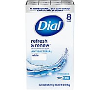Dial Deodorant Soap Bars White - 8-4 Oz